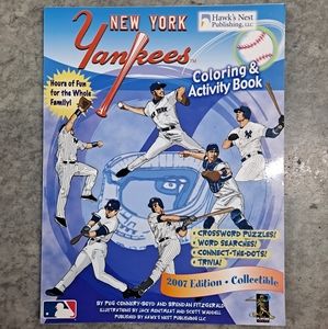 Yankees Coloring And Activity Book 2007 New